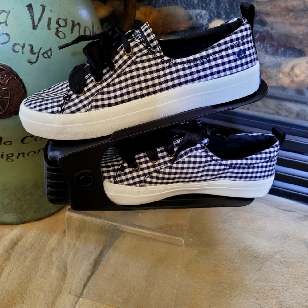 NWOT...BEAUTIFUL! checker Sperry Sneakers size 7
